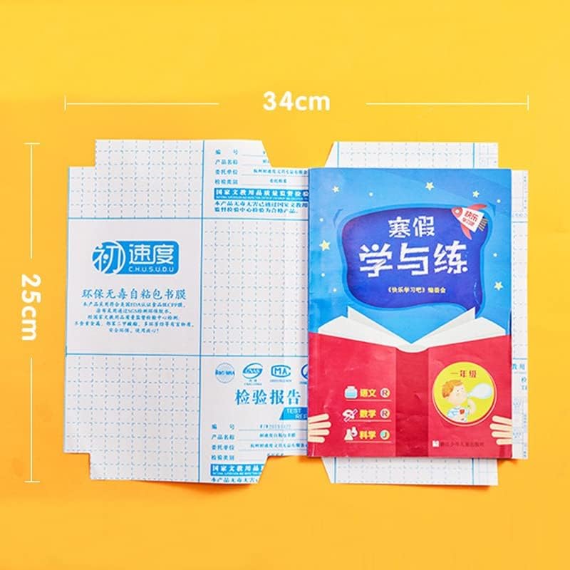 Self Adhesive Transparent Book Covers – 30 Pcs (A5/B5/A4 Sizes) | Waterproof Book Cover Sticker Film | Book Binding Cover for School Textbooks & Notebooks