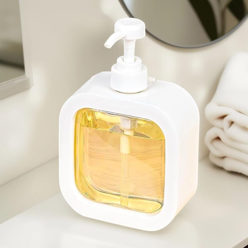 BENAVJI Outdoor Living Liquid Soap Dispenser, 300ml, Multipurpose Refillable Plastic Pump for Hand Wash, Dish Wash, Shampoo, Kitchen, Bathroom, and Household Use Pack of 1