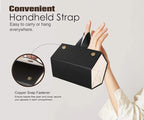 5-Slot Travel Sunglasses Organizer, Foldable Eyeglasses Case, Portable Eyewear Storage for Men & Women