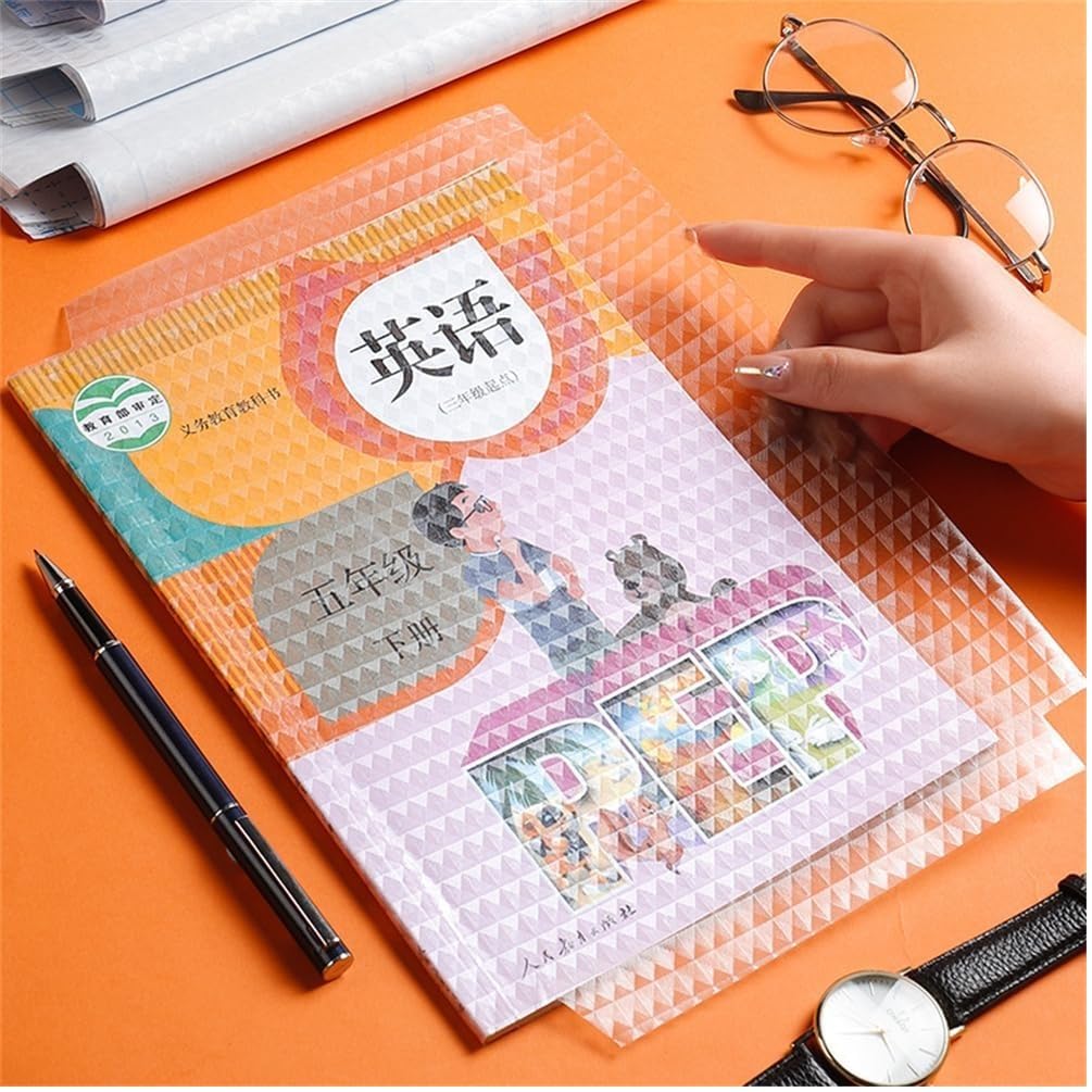Self Adhesive Transparent Book Covers – 30 Pcs (A5/B5/A4 Sizes) | Waterproof Book Cover Sticker Film | Book Binding Cover for School Textbooks & Notebooks